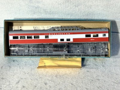 Nice Athearn Burlington Route RR Vista Dome Passenger Car HO