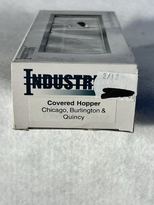 Nice Industry Models Burlington Route RR 2 Bay Covered Hopper Car HO