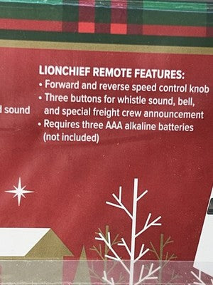 Beautiful Lionel CHRISTMAS EXPRESS Lion Chief Train Set 0 Gauge  Blue Tooth