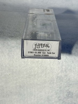Nice Atlas Royster 30,000 Gallon Tank Car N Gauge