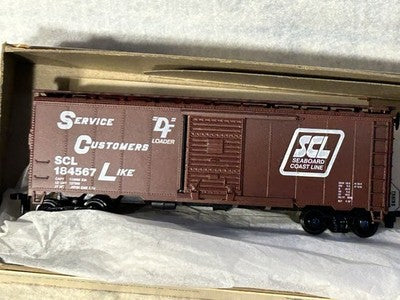 Nice Collectors Corner (Athearn) Seaboard Coast Line RR 40’ Box Car HO