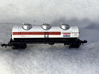 Nice Micro Trains Exxon 3-Dome Tank Car N Gauge ( No Box)