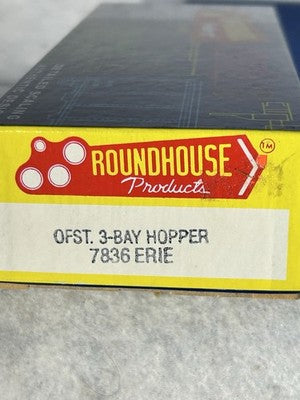 Nice Roundhouse Erie RR 90 Ton  Hopper Car HO Kits
