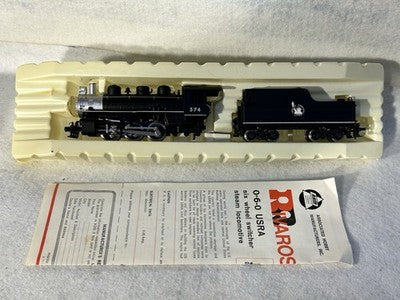 Nice Rivarossi Central Of New Jersey RR 0-6-0 Steam Loco HO