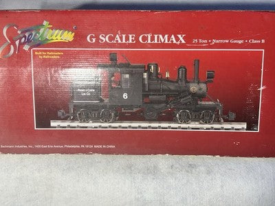 Nice Spectrum Pardee & Curtin Lumber Company RR Climax Loco Narrow Gauge G