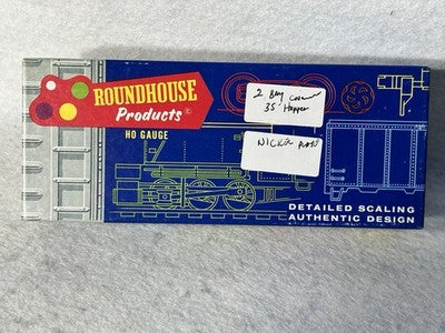 Roundhouse  CSX RR 2-Bay Covered Hopper Cars HO(Price/Car; SPECIFY COICE)