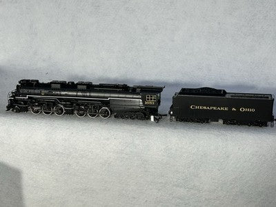 Gorgeous Rivarossi Chesapeke & Ohio RR 2-6-6-6 Allegheny Locomotive HO