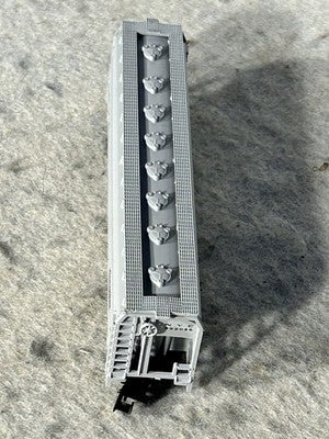 Nice Atlas New York Central RR 4-Bay Center Flow Covered Hopper Car N Gauge