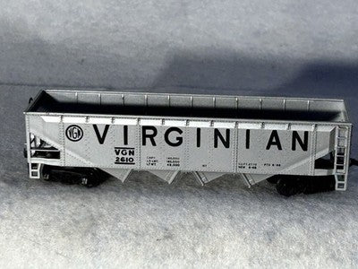 Beautiful Virginian RR 4-Bay Hopper Car HO Gauge (Ex Box)