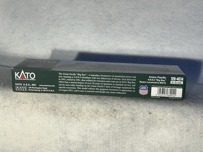 Gorgeous KATO Union Pacific Big Boy Steam Locomotive, 4-8-8-4 # 4014 N Gauge