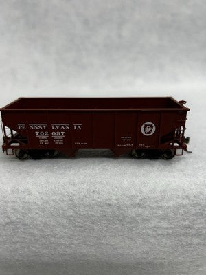 Nice Rapido Pennsylvania railroad 2-Bay GLa Hopper Cars HO