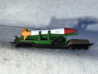 Lethal Bachman United States Air Force Flat Car With Missle HO