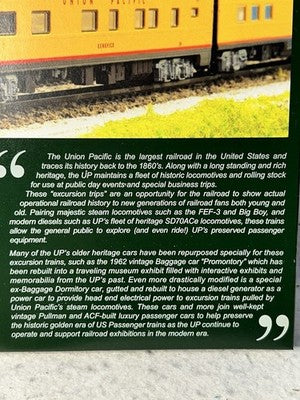 Cool KATO Union Pacific RR Excursion Train 7-Car Set N Gauge
