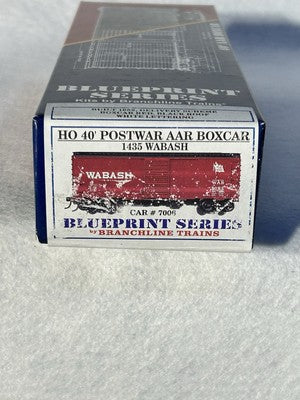 Nice Branchline Blueprint Series Wabash RR 40’    Box Car