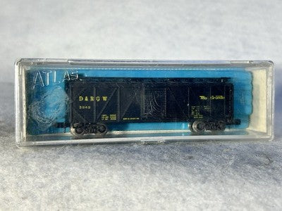 Nice ATLAS Denver, And Rio Grande Western Railway 40’ Box Car N Gauge