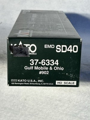Handsome KATO Gulf Mobile & Ohio SD-40 Diesel Engine With DCC HO