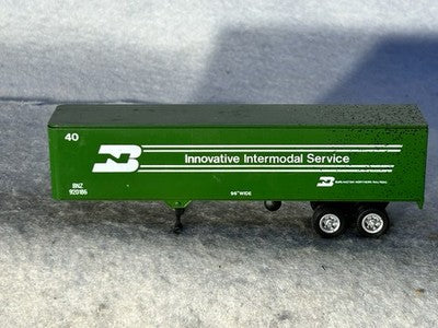 Cool Athearn Blue Box Burlington Northern RR 45’ Trailer HO(ex Box)