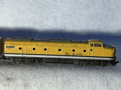 Cool Rivarossi Krause-Maffei Denver & Rio Grande A-A Loco  HO (Ex-Boxes)
