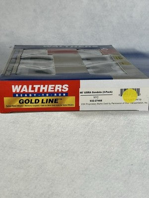 Classic Walthers New York Central 46’ 2-Car Gondola Set HO