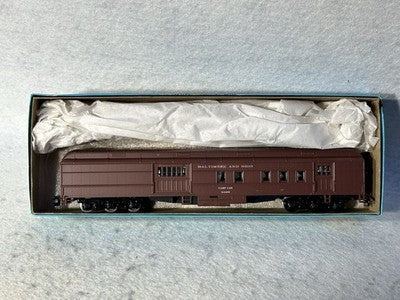 RARE Athearn B & O RR Work Baggage/RPO 2 Car Set HO
