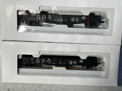 Nice Walthers P & LE 46’ 2-Car Gondola Set HO
