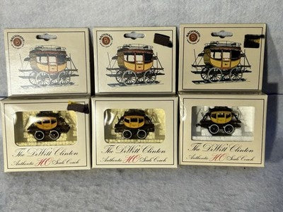 Vintage Bachman “The De Witt Clinton” Steam Engine/3-Coach Passenger Set HO