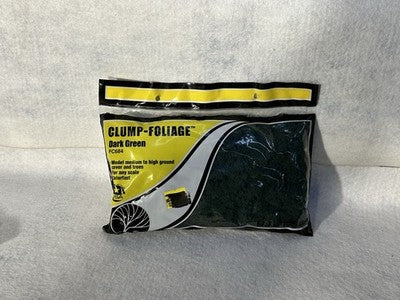 Nice Woodland Scenic Dark Green/Medium Green Clump Foliage HO