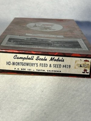 Campbell HO Scale Models, Montgomery’s Feed And Seed  Craftsman Kit