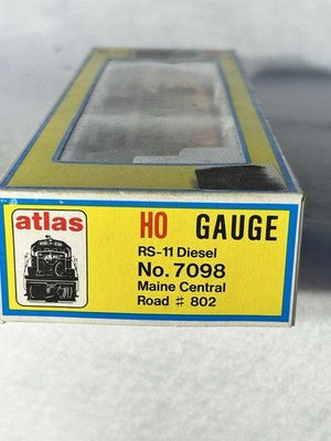 Rare  Atlas/KATO Alco RS-11 Maine Central RR Loco HO