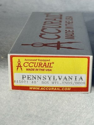 Select Accurail Various RR 40’ Box Car  Kits HO