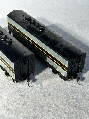 Nice  Stewart Erie Lackawanna RR F-7 A-B-B-A Phase 1 Set (A’s Pow./B’s Unp.) HO