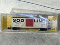 Nice Atlas Soo Line RR 40’ Box Car N Gauge