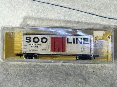 Nice Atlas Soo Line RR 40’ Box Car N Gauge