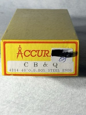 Select Accurail Various RR 40’ Box Car  Kits HO
