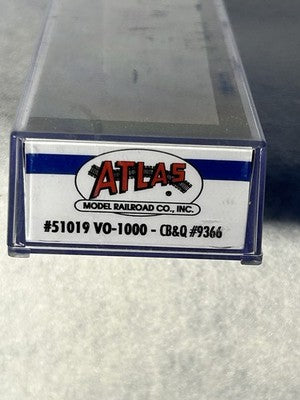 Gorgeous Atlas CB & Q RR VO-1000 Switcher  Locomotive N Gauge DCC Ready