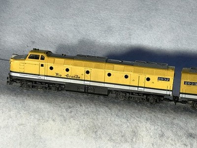 Cool Rivarossi Krause-Maffei Denver & Rio Grande A-A Loco  HO (Ex-Boxes)