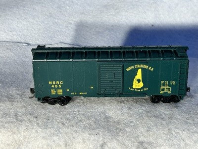 Athearn North Stratford 40’ Box  HO KD Couplers/Weighted/Metal Wheels (No Box)