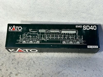 Handsome KATO Gulf Mobile & Ohio SD-40 Diesel Engine With DCC HO