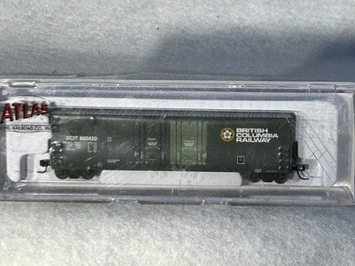 Nice Atlas British Columbia RR 50’ Box Car N Gauge