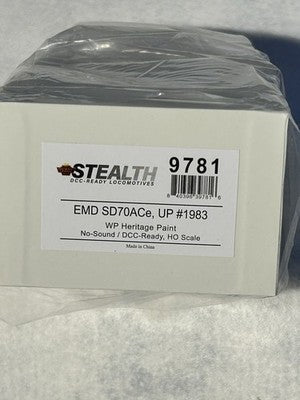 Regal BLI Western Pacific RR Heritage Unit SD-70ACE DCC Ready HO
