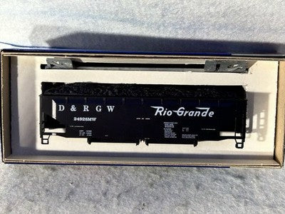 Nice Roundhouse D & RG RR 90 Ton Ballast Hopper Car/Loads HO 3-Car Set Kits