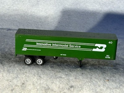Cool Athearn Blue Box Burlington Northern RR 45’ Trailer HO(ex Box)