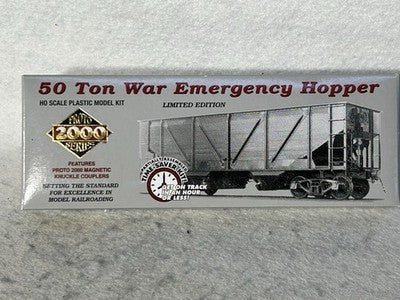 Nice Proto 2000 B & O RR 50 Ton War Em. Hoppers HO (PRICE/CAR