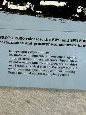 Nice Proto 2000 Erie Lackawanna RR SW-9/1200 Loco HO