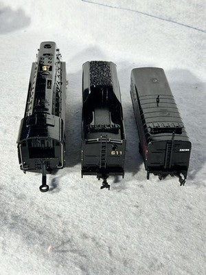 Collectible Bachman Norfolk &Western RR J-611/Water Tender Loco 3-Unit Set HO