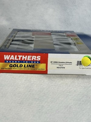 Nice Walthers P & LE 46’ 2-Car Gondola Set HO