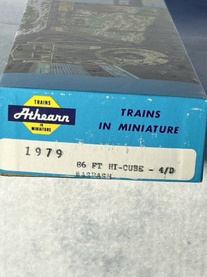Beautiful Athearn 86’ Hi Cube Various Roads HO (PRICE/CAR-SPECIFY CHOICE)