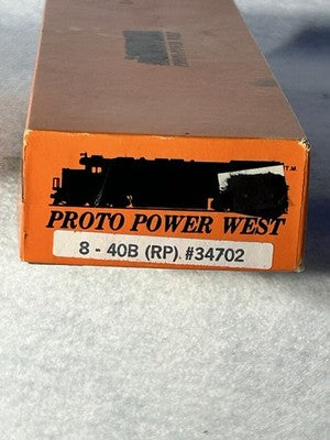 Proto Power West Dash-8-40B Undecorated Locomotive HO