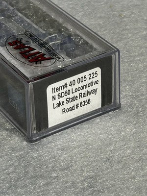 Nice Atlas Gold Series Lake State Railway SD-50 DCC/ESU SOUND Loco N Scale