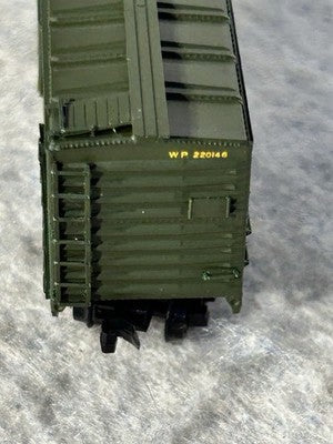 Nice Intermountain Western Pacific RR 40’ Box Car N Gauge